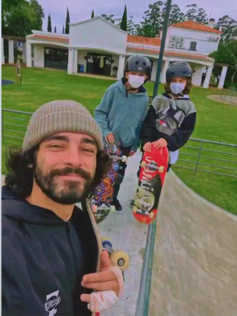 Treino na pista